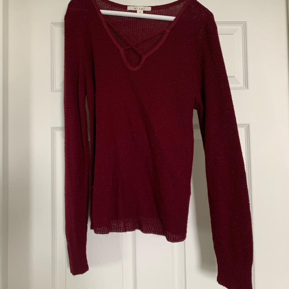 Red sweater